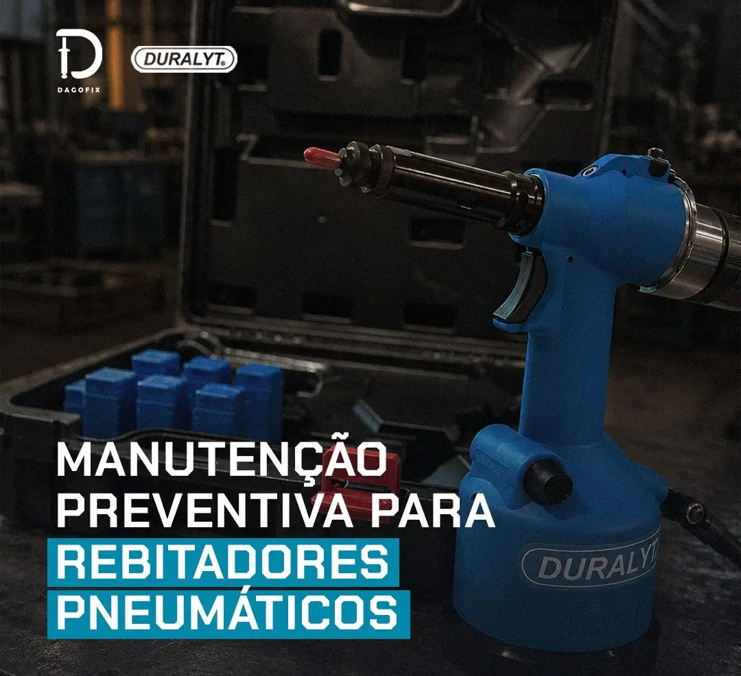 Quantas vezes seu rebitador pneumático parou no meio da produção?