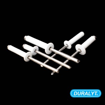 Rebite Aluminio Branco