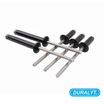 Rebite Preto Aluminio